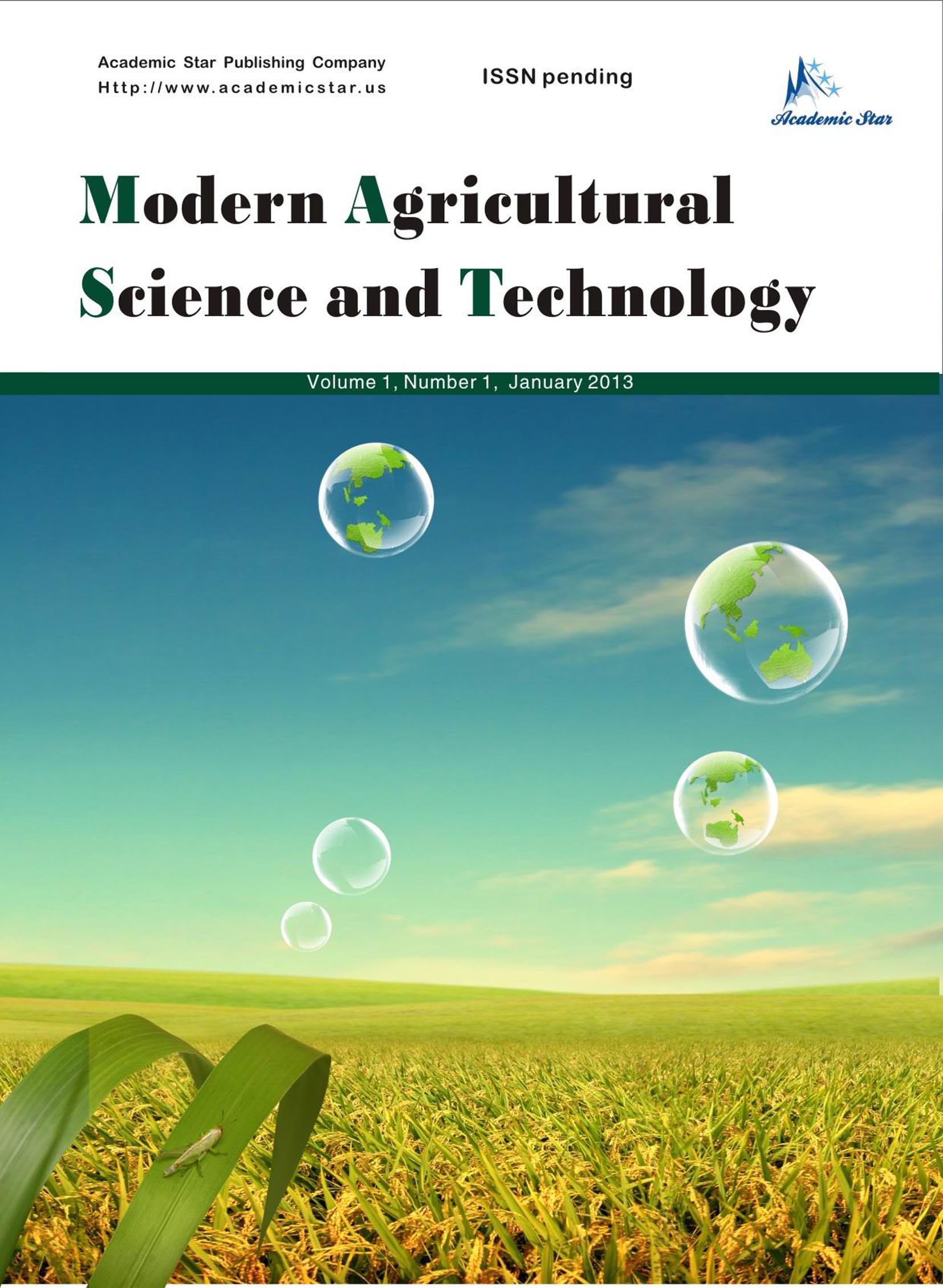 Modern Agricultural Science and Technology